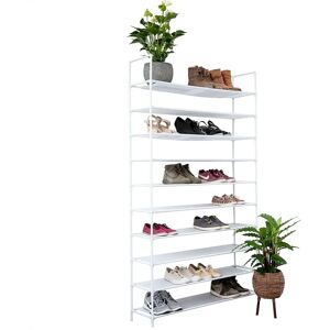 Vivol Range chaussures - 50 paires - Blanc - 10 niveaux - Publicité Vivol Range chaussures - 50 paires - Blanc - 10 niveaux - Publicité