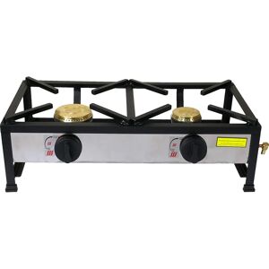 OREWORK Cocina a gas 2 fuegos cee ind. 60cm x 30cm x 100mm x 80mm OREWORK Cocina a gas 2 fuegos cee ind. 60cm x 30cm x 100mm x 80mm