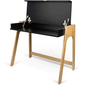 Temahome Aura Natural and Black Desk - Modern Design Temahome Aura Natural and Black Desk - Modern Design