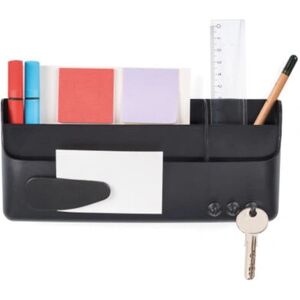 Bi-Office Black Storage Box - Rectangular Plastic Storage - Storage Box Bi-Office Black Storage Box - Rectangular Plastic Storage - Storage Box