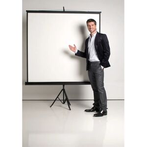 Bi-Office 9D006028 Projection Screen - Tripod, 1250x1250mm, Black - Projection Screen Bi-Office 9D006028 Projection Screen - Tripod, 1250x1250mm, Black - Projection Screen