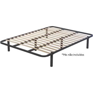 Lamiflex - DORMILÓN - Castanho - 90x190cm - Estrado metálico Lamiflex - DORMILÓN - Castanho - 90x190cm - Estrado metálico