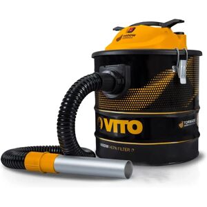 VITO Aspirateur à cendres 1400W avec filtre HEPA - 18L - Publicité VITO Aspirateur à cendres 1400W avec filtre HEPA - 18L - Publicité
