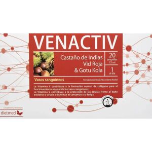 Dietmed Venactiv 20 ampoules of 15ml - Supports venous health Dietmed Venactiv 20 ampoules of 15ml - Supports venous health