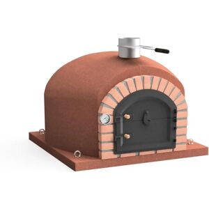Movelar - Horno de Ladrillo Exterior - Aislado con Corcho - Listo para Usar - 80x80x65 cm Movelar - Horno de Ladrillo Exterior - Aislado con Corcho - Listo para Usar - 80x80x65 cm