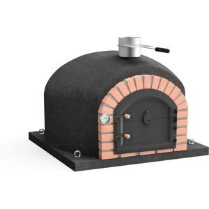 Horno de Leña Exterior Maestro Ferretero Gran Canaria - Negro, 120x120x65cm Horno de Leña Exterior Maestro Ferretero Gran Canaria - Negro, 120x120x65cm