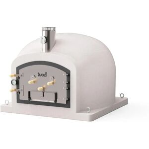 Horno de Leña Exterior Tuozi Blanco - Aislado con Corcho - Listo para Usar - Electrodoméstico Horno de Leña Exterior Tuozi Blanco - Aislado con Corcho - Listo para Usar - Electrodoméstico