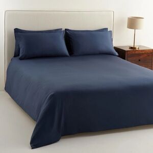 Funda de edredón azul de satén de algodón El Corte Inglés - Cama 180cm Funda de edredón azul de satén de algodón El Corte Inglés - Cama 180cm