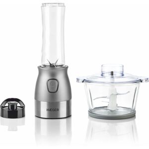 Haeger LQ-2E1.009A - Gris, Acero inoxidable - Licuadora y Picadora Haeger LQ-2E1.009A - Gris, Acero inoxidable - Licuadora y Picadora