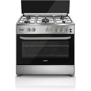 Haeger - GC-SS9.020B - Noir - Acier inoxydable - Cuisinière gaz - Publicité Haeger - GC-SS9.020B - Noir - Acier inoxydable - Cuisinière gaz - Publicité
