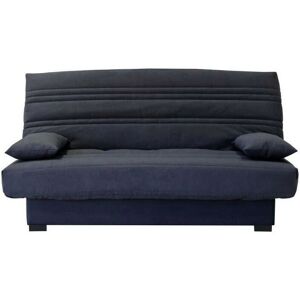 Canapé Clic-Clac 3 Places - Tissu Gris - Matelas 17cm - 199x96x103cm Canapé Clic-Clac 3 Places - Tissu Gris - Matelas 17cm - 199x96x103cm