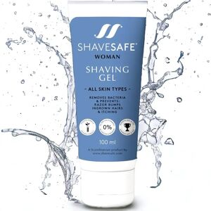 ShaveSafe Kvindeligt Barbergel - Følsom Hud - 100 ml ShaveSafe Kvindeligt Barbergel - Følsom Hud - 100 ml