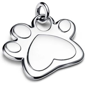 Placa Para Collar De Mascota Pandora - Acero Inoxidable - Huella - Talla Única Placa Para Collar De Mascota Pandora - Acero Inoxidable - Huella - Talla Única