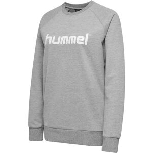 Hummel XS Grey Cotton Logo Sweatshirt - Women Hummel XS Grey Cotton Logo Sweatshirt - Women