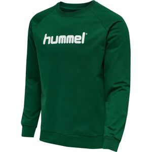 hummel Dames Sportshirt - Cotton Logo Sweatshirt - Groen XL hummel Dames Sportshirt - Cotton Logo Sweatshirt - Groen XL