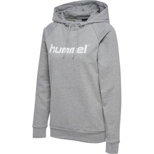 Hummel Hmlgo Cotton Logo Hoodie Woman Grey - Hoodies Hummel Hmlgo Cotton Logo Hoodie Woman Grey - Hoodies
