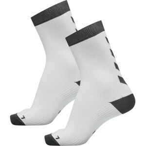 HUMMEL Element Indoor Sport Sock - Pack 2 White/asphalt - Socks HUMMEL Element Indoor Sport Sock - Pack 2 White/asphalt - Socks