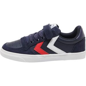 Hummel Slimmer Stadil Leder Sneaker - Dunkelblau Hummel Slimmer Stadil Leder Sneaker - Dunkelblau