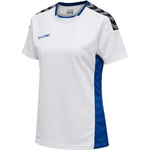 Hummel Camiseta de Fútbol Poly para Mujeres - Azul/Blanco - Camiseta Deportiva Hummel Camiseta de Fútbol Poly para Mujeres - Azul/Blanco - Camiseta Deportiva