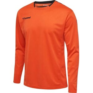 HUMMEL Authentic Poly Orange Men’s Football T-Shirt - T-Shirt HUMMEL Authentic Poly Orange Men’s Football T-Shirt - T-Shirt
