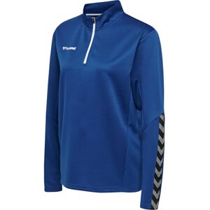 Hummel hmlAUTHENTIC HALF ZIP SWEATSHIRT WOMAN - TRUE BLUE - XS Hummel hmlAUTHENTIC HALF ZIP SWEATSHIRT WOMAN - TRUE BLUE - XS