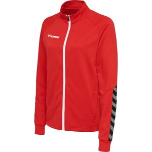 Hummel Authentic Women Poly Zip Jacket - True Red - Jacket Hummel Authentic Women Poly Zip Jacket - True Red - Jacket