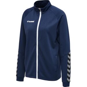 HUMMEL Veste Femme Poly Zip Authentique - Marine - Veste - Publicité HUMMEL Veste Femme Poly Zip Authentique - Marine - Veste - Publicité