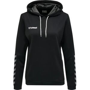 HUMMEL Hmlauthentic Poly Hoodie Woman Black/white XL - Sweatshirt HUMMEL Hmlauthentic Poly Hoodie Woman Black/white XL - Sweatshirt