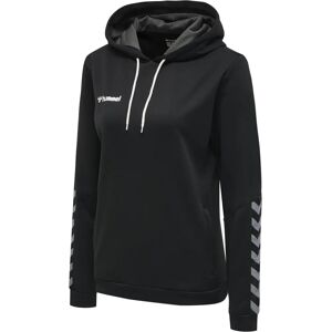HUMMEL Hmlauthentic Poly Hoodie Vrouw Zwart/Wit XL - Sweatshirt HUMMEL Hmlauthentic Poly Hoodie Vrouw Zwart/Wit XL - Sweatshirt
