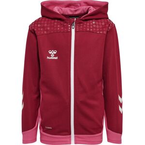 Hummel Lead Zip Hoodie Kids - Poly - Red - Hoodie Hummel Lead Zip Hoodie Kids - Poly - Red - Hoodie