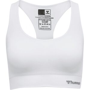 Hummel White Tiff Sports Bra - Sports Bra with Stretchy Fabric Hummel White Tiff Sports Bra - Sports Bra with Stretchy Fabric