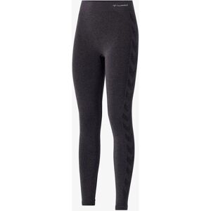 Hummel - Seamless Mid Waist Tights - Black melange - Yoga & Training Hummel - Seamless Mid Waist Tights - Black melange - Yoga & Training