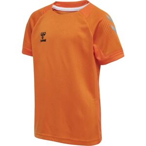 Hummel Lead S/S Poly Jersey Kids - Orange - Sportshirt Hummel Lead S/S Poly Jersey Kids - Orange - Sportshirt