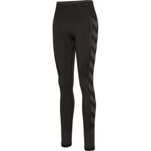 Hummel XS Seamless Black/Asphalt Melange Leggings - Leggings Hummel XS Seamless Black/Asphalt Melange Leggings - Leggings