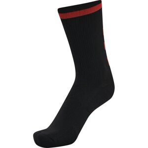 HUMMEL Elite Binnen Sokken Laag - Zwart/kers Tomaat - Binnen Sokken HUMMEL Elite Binnen Sokken Laag - Zwart/kers Tomaat - Binnen Sokken