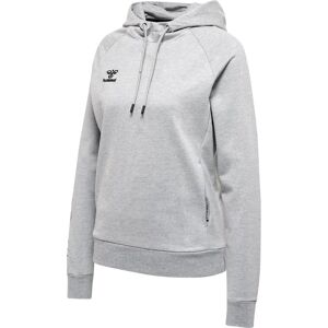 Hummel hmlMOVE GRID Cotton Hoodie Woman - Grey Melange - Pullover Hummel hmlMOVE GRID Cotton Hoodie Woman - Grey Melange - Pullover