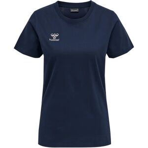 hummel Model hmlMOVE GRID Katoenen T-Shirt S/S Vrouw - Marine - XXL hummel Model hmlMOVE GRID Katoenen T-Shirt S/S Vrouw - Marine - XXL