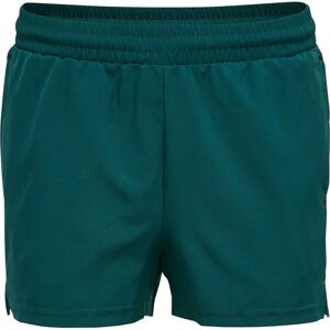 Hummel Hmlmove Grid Woven Shorts Woman - Deep Teal - XL Hummel Hmlmove Grid Woven Shorts Woman - Deep Teal - XL