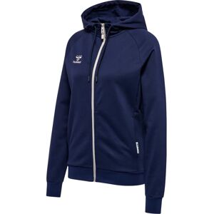 Hummel Dames Pullover - hmlMOVE GRID COTTON ZIP HOODIE WOMAN - Blauw - Pullover Hummel Dames Pullover - hmlMOVE GRID COTTON ZIP HOODIE WOMAN - Blauw - Pullover