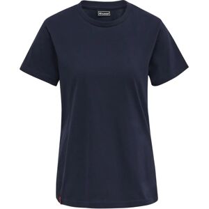 Hummel HMLRED BASIC T-SHIRT S/S WOMAN - Blå - T-shirt Hummel HMLRED BASIC T-SHIRT S/S WOMAN - Blå - T-shirt