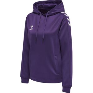 Hummel Hmlcore Xk Poly Sweat Hoodie - Acai/white - S Hummel Hmlcore Xk Poly Sweat Hoodie - Acai/white - S