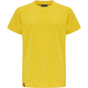 Hummel Hmlred Basic T-Shirt S/S Kids - Geel - T-Shirt Hummel Hmlred Basic T-Shirt S/S Kids - Geel - T-Shirt