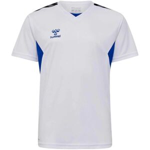 Hummel Hmlauthentic Pl Jersey S/S Kids - White/True Blue - Sportshirt Hummel Hmlauthentic Pl Jersey S/S Kids - White/True Blue - Sportshirt