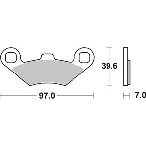 Brembo off-road metall sinteröity jarrupala quad ja enduro Brembo off-road metall sinteröity jarrupala quad ja enduro