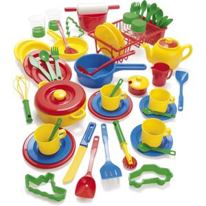 Dantoy Kleurenrijk Keukenset - 59 Stukken Dantoy Kleurenrijk Keukenset - 59 Stukken