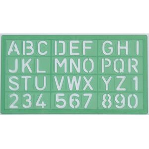 Linex 100412307 Pochoir Vert en Plastique - Pochoir Linex 100412307 Pochoir Vert en Plastique - Pochoir