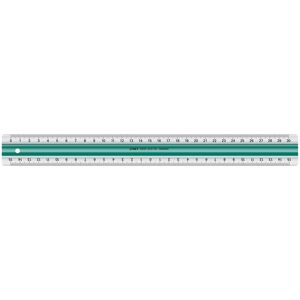 Linex 30cm Grön Akryl Linjal - Transparent, Antislip Linex 30cm Grön Akryl Linjal - Transparent, Antislip