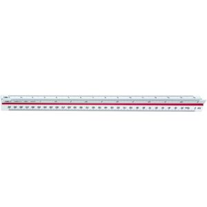 Linex 311 Scale ruler - 30cm, Green, Red, White Linex 311 Scale ruler - 30cm, Green, Red, White
