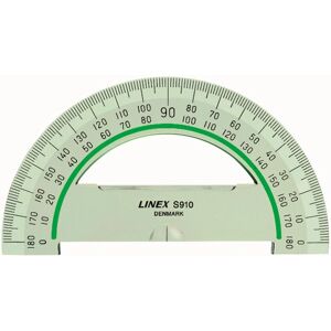 Géomètre transparent Linex S910 - Mesure 180° Géomètre transparent Linex S910 - Mesure 180°