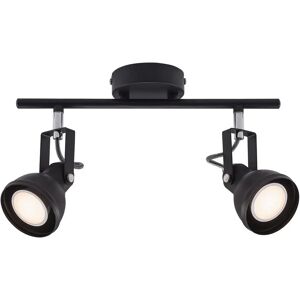 Nordlux Aslak 2-Spot væglampe og loftlampe, sort Nordlux Aslak 2-Spot væglampe og loftlampe, sort